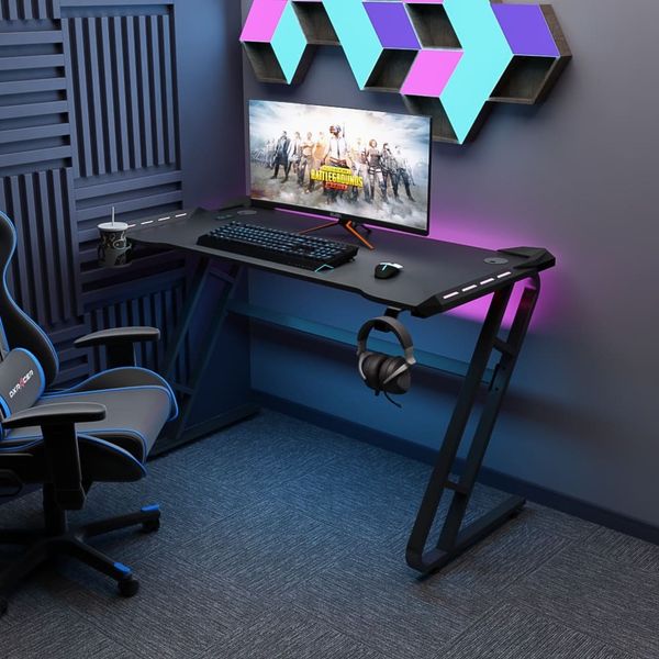 Bàn Gaming, Bàn Làm Việc Chân Chữ C - GM74A