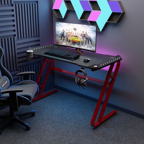 Bàn Gaming, Bàn Làm Việc Chân Chữ C - GM74A