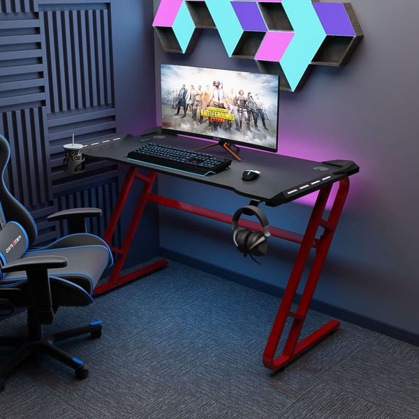 Bàn Gaming, Bàn Làm Việc Chân Chữ C - GM74A