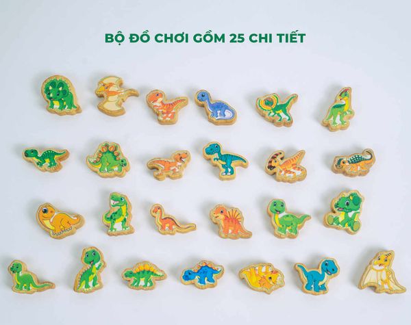 Bộ Đồ Chơi 25 Con Khủng Long - TOY23