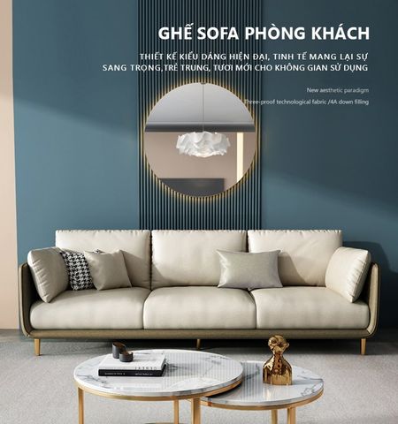 G.Sofa Phòng Khách Phong Cách Bắc Âu Sang Trọng, Hiện Đại GAPI - GC34A - Hết hàng