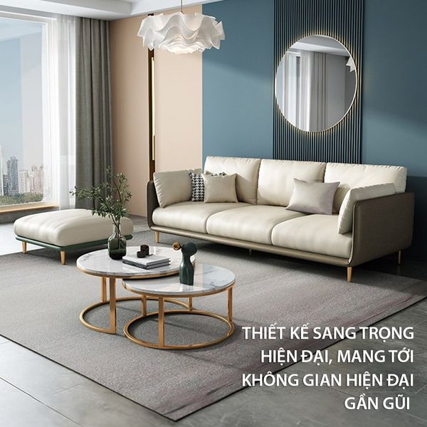 Ghế Sofa Phòng Khách Phong Cách Bắc Âu Sang Trọng, Hiện Đại GAPI - GC34A