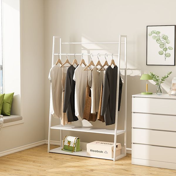 Giá Treo Quần Áo Gỗ MDF 2 Tầng 15 Ly Đơn Giản, Hiện Đại GAPI - GM122