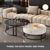 Bàn Trà Sofa Tròn TC Khung Sắt Cao Cấp GAPI - GM148