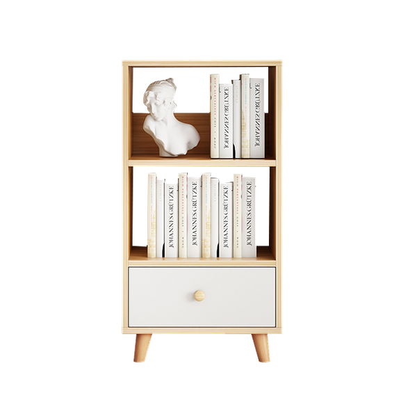 Kệ Sách Đa Năng GAPI S Style Màu Gỗ Phối Trắng - GP144