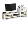 Kệ Máy Tính Để Bàn GAPI Gỗ MDF Màu Trắng GAPI - GP184