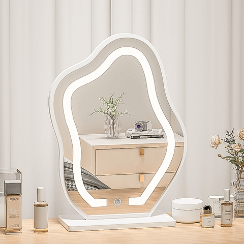 Gương Bàn Trang Điểm Nhỏ Gọn Hình Đám Mây có Cảm Ứng LED Hiện Đại GAPI - GP294