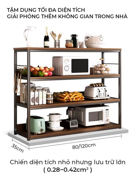 Kệ Bếp Đa Năng Thông Minh Nhiều Tầng Tiện Lợi, Hiện Đại GAPI - GM136