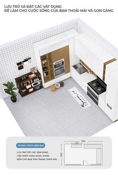 Kệ Bếp Đa Năng Thông Minh Nhiều Tầng Tiện Lợi, Hiện Đại GAPI - GM136