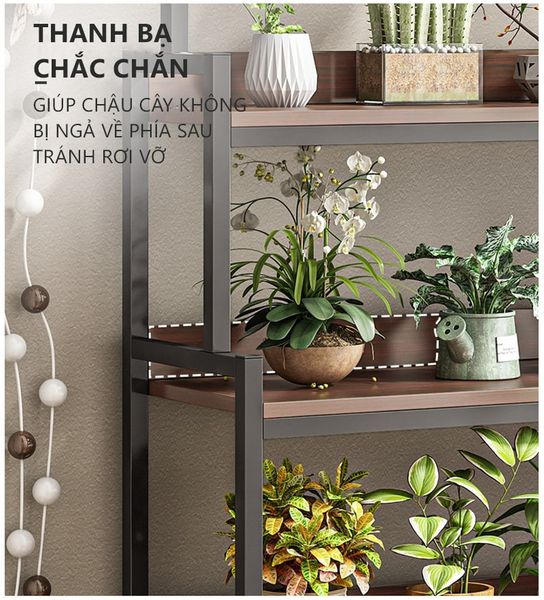 Kệ Cây Đa Tầng Gỗ 15 Ly GAPI - GM124