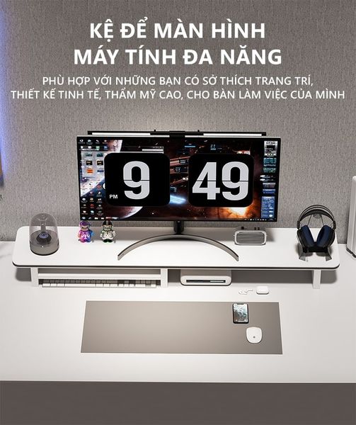 Kệ Màn Hình Có Ngăn Tủ GAPI - GA35