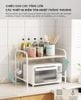 Kệ Đa Năng Đa Tầng Tiện Lợi Phòng Bếp Khung Trắng Vân Gỗ GAPI - GM141