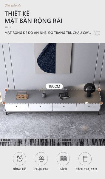 Kệ Tivi Gỗ Phòng Khách Thông Minh Hiện Đại GAPI - GP288