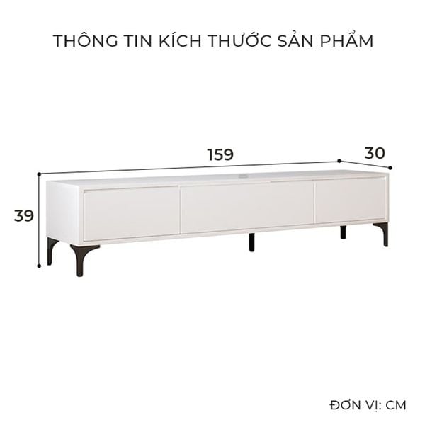 Kệ Tivi Hiện Đại 3 Cánh Mở GAPI - GP323