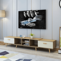 [Giảm giá 60%] Kệ Tivi GAPI Có Thể Thay Đổi Kích Thước Màu Gỗ Phối Trắng - GP83