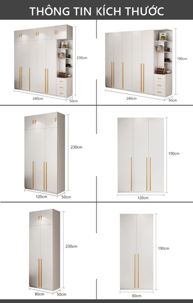 Tủ quần áo GAPI - GP241