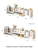 Kệ Sách Gỗ Để Bàn Gỗ MDF Thông Minh Nhỏ Gọn, Hiện Đại GAPI - GP261