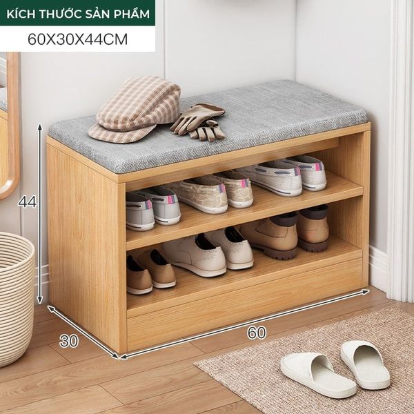 Kệ Giày Đa Năng 2 Tầng Gỗ MDF GAPI - GP322