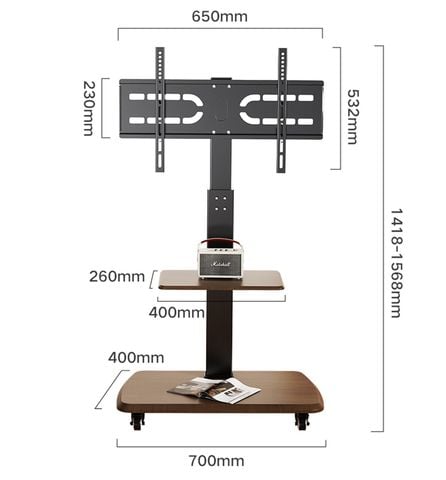 Kệ Treo Tivi Di Động Cao Cấp - GM173