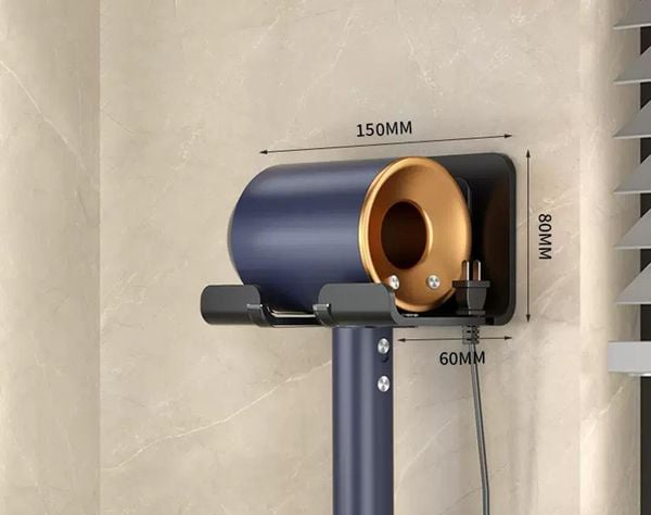 Kệ nhà tắm kim loại kết hợp gỗ vân sồi - GM197