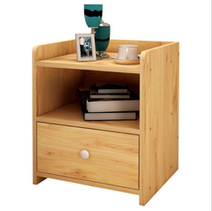 Tab Đầu Giường GAPI Có Ngăn Kéo Màu Gỗ-Trắng - GP104