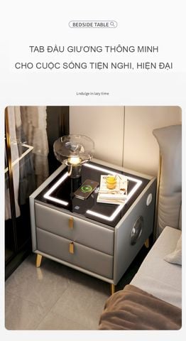 Tab Đầu Giường Hiện Đại Bọc Da PU GAPI - GA36