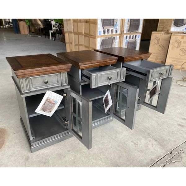 [Giảm giá 60%] Tủ Gỗ Đa Năng Tích Hợp Ổ Cắm Điện Và Cổng USB GAPI - GN59