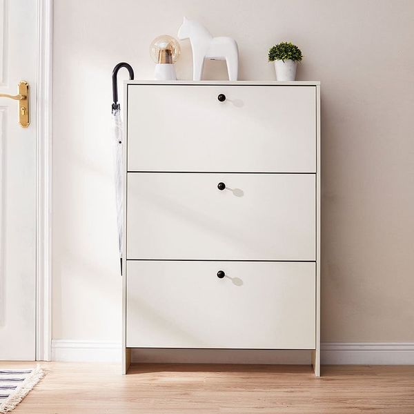 Tủ Giày 3 Cánh Lật Trắng Thông Minh GAPI - GP321.01