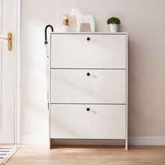 Tủ Giày 3 Cánh Lật Trắng Thông Minh GAPI - GP321.01