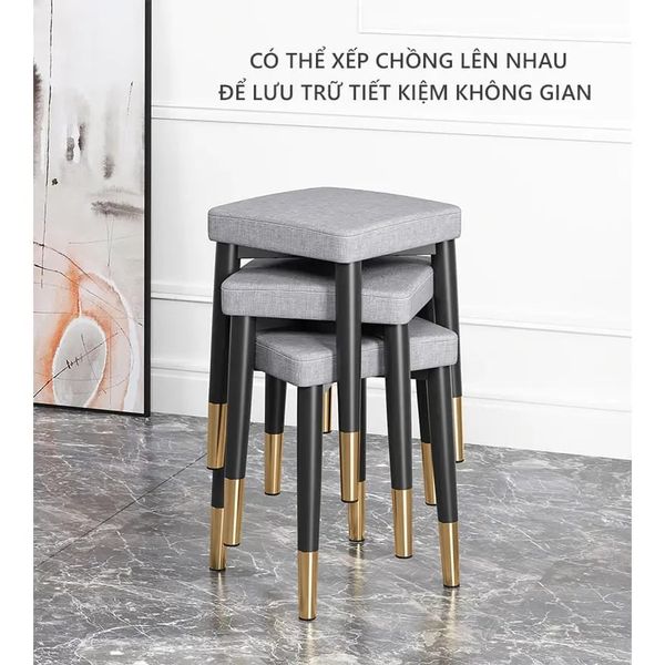 Ghế Đẩu Trang Điểm Nhỏ Gọn, Hiện Đại GAPI - GN66