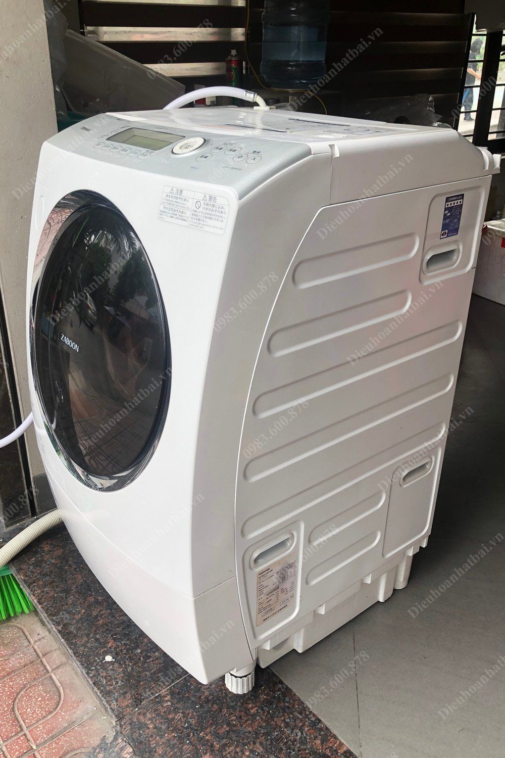 Máy giặt + sấy Toshiba TW Y1000L - hàng nội địa Nhật Bản Sấy block