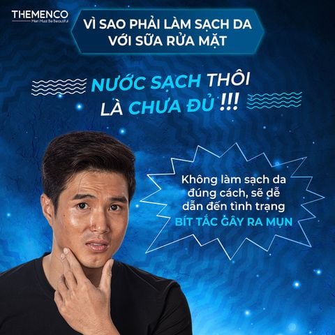 Sữa rửa mặt giúp hỗ trợ làm sạch bụi bẩn, bã nhờn trên da dành cho nam giới Cool Facial Gel 120ml Themenco