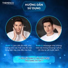 Sữa rửa mặt giúp hỗ trợ làm sạch bụi bẩn, bã nhờn trên da dành cho nam giới Cool Facial Gel 120ml Themenco