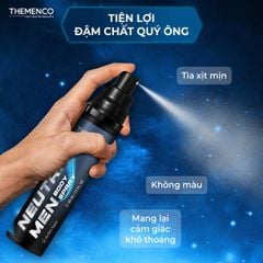 Xịt giảm mùi cơ thể không mùi dành cho Nam giới Neutral Men Body Spray 50ml Themenco