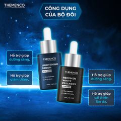 Combo Serum hỗ trợ giúp giảm thâm Lightening Serum 30mL và Tinh chất hỗ trợ dưỡng sáng Recomen White Essences  30mL