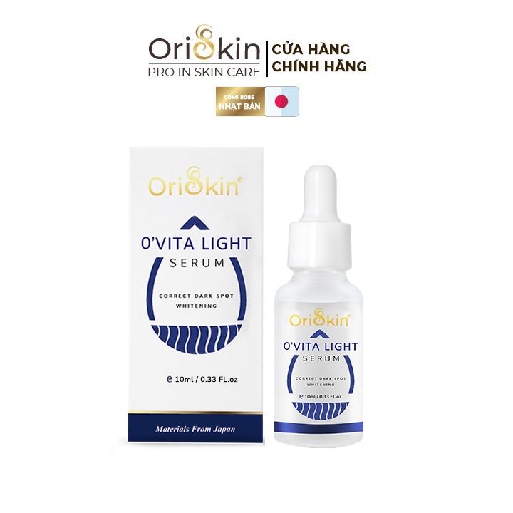 Serum Mờ Thâm Trắng Da Kiềm Dầu Se Khít Lỗ Chân Lông Oriskin O’vita Light Serum 30ml