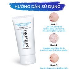 Sữa Rửa Mặt Trắng Da Oriskin Cleanser Moisturizing, Ít Bọt Dành Cho Da Nhạy Cảm.