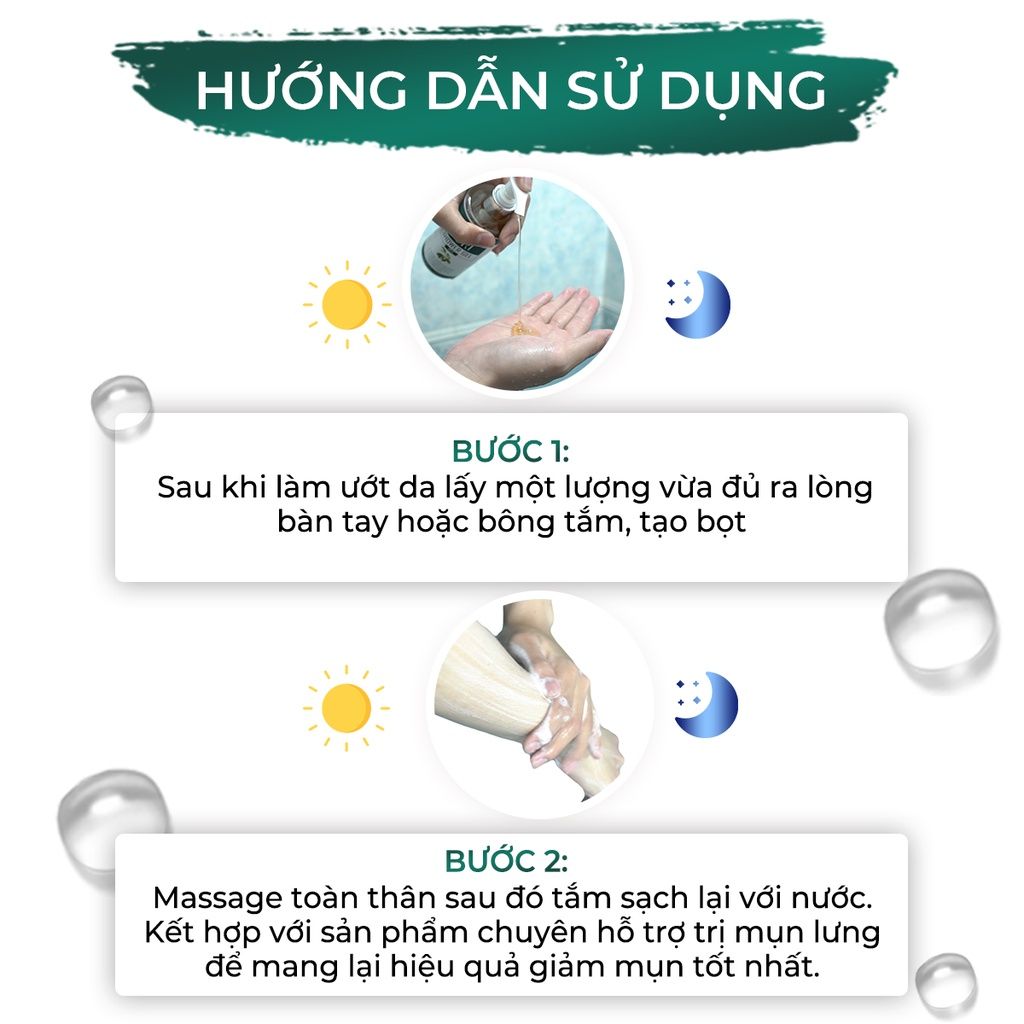 Sữa Tắm Hỗ Trợ Ngăn Ngừa Mụn, Viêm Nang Lông, Làm Sạch Sâu Bụi Bẩn, Dành Cho Nam Oriskin Puri shower Gel 300ml