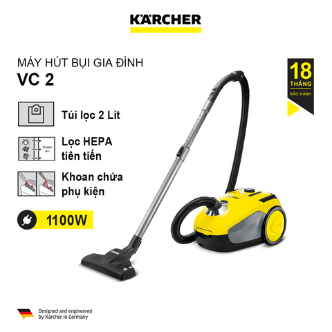 Máy hút bụi khô Karcher, VC 2