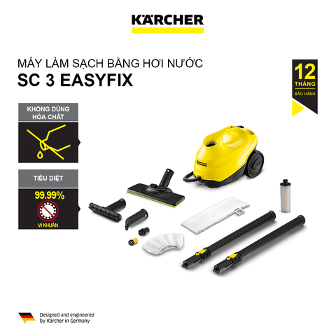 Máy làm sạch hơi nước, Karcher, SC 3 EasyFix