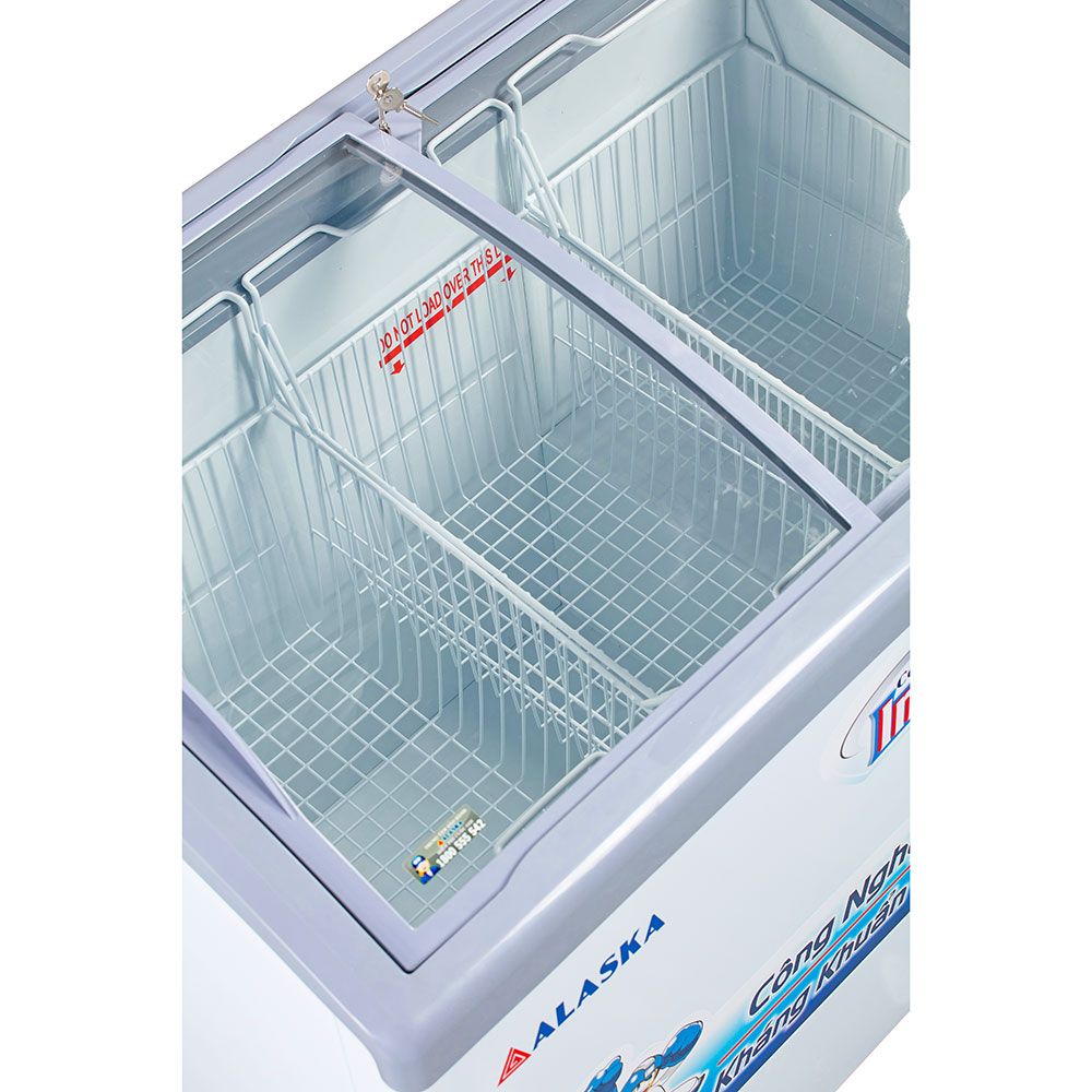 Tủ Đông Nắp Kính Cong Alaska KC- 210