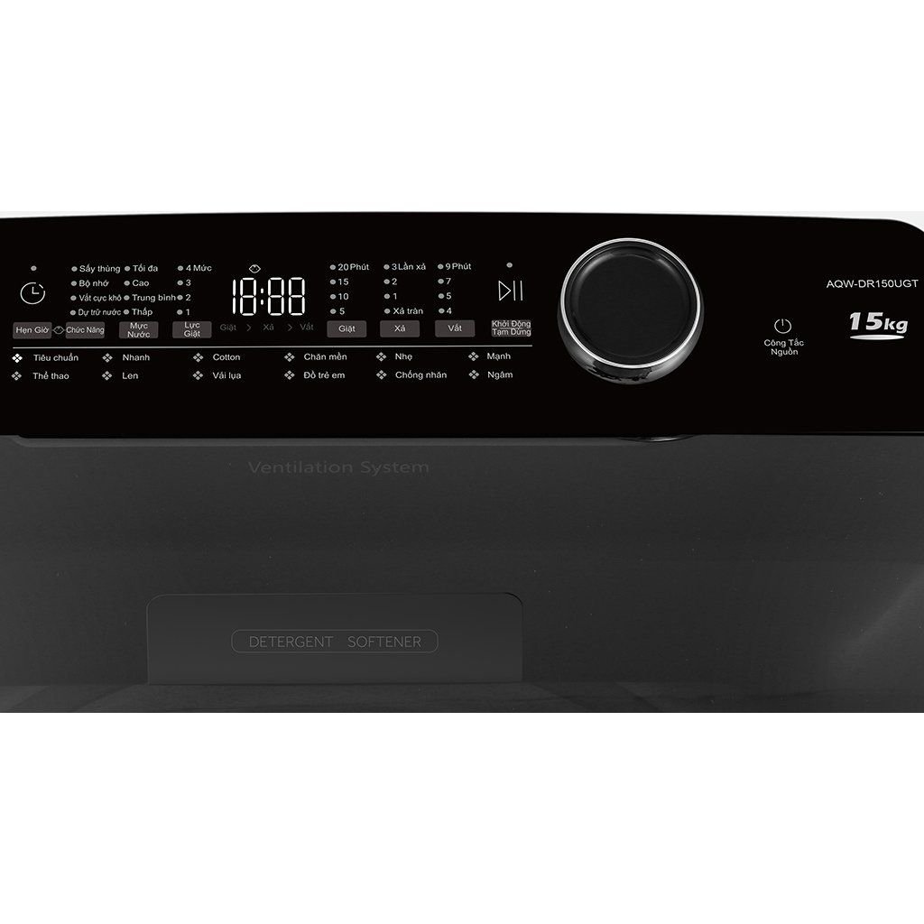 Máy giặt Aqua Inverter 15 kg AQW-DR150UGT.PS