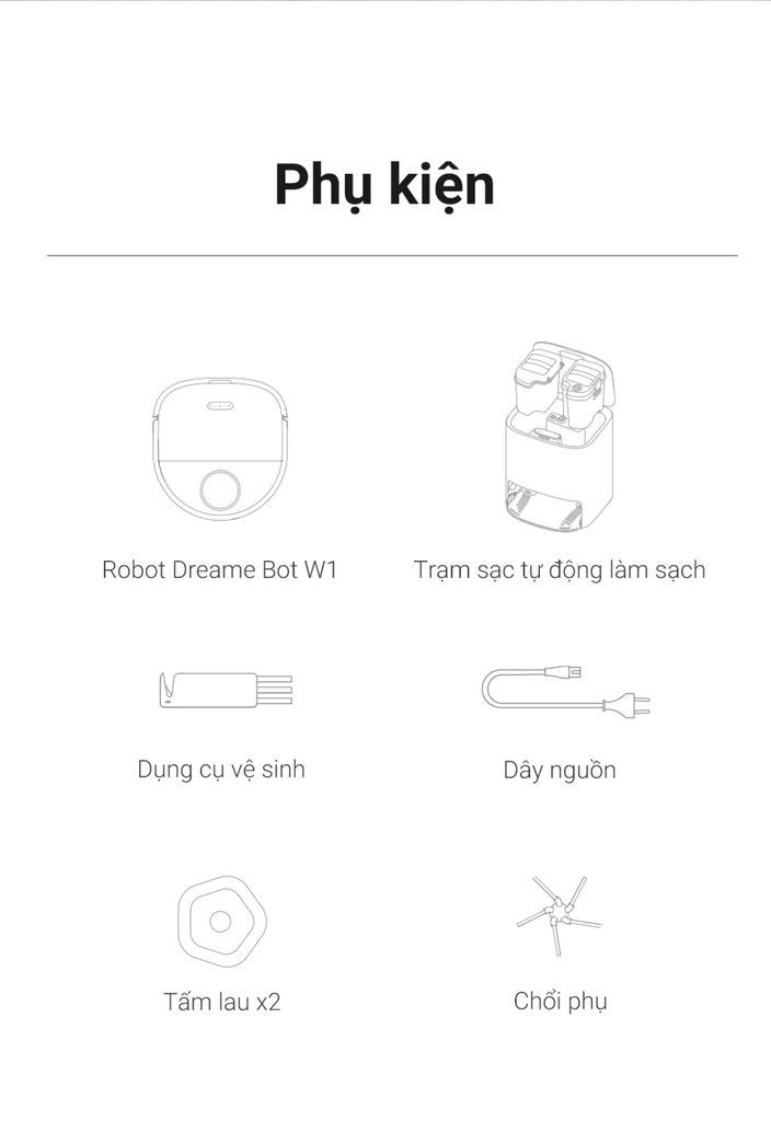 Robot Hút Bụi Lau Nhà Dreame Bot W10 Pro