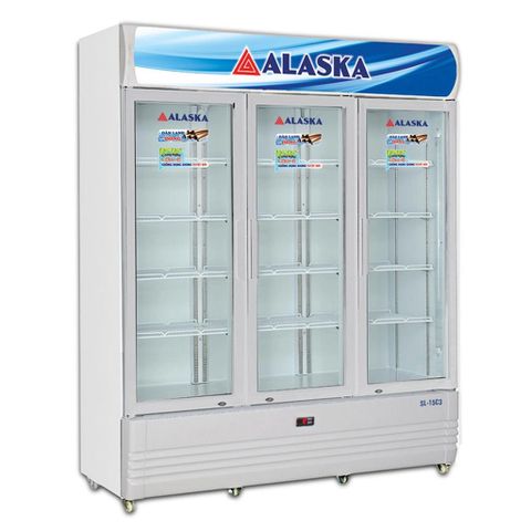 Tủ Mát Alaska SL-15C3 1500 lít 3 Cánh, Dàn Lạnh Đồng