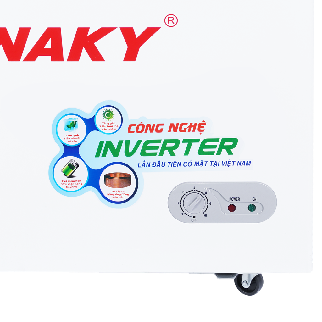 Tủ Đông Sanaky Inverter VH-3699W4K, 2 Ngăn Đông, Mát 360 Lít.