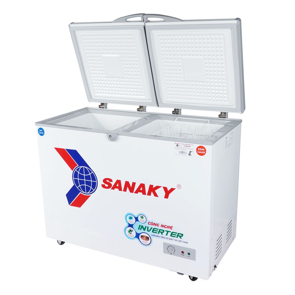 Tủ Đông Inverter Sanaky VH-2899W3, 1 Ngăn Đông 1 Ngăn Mát