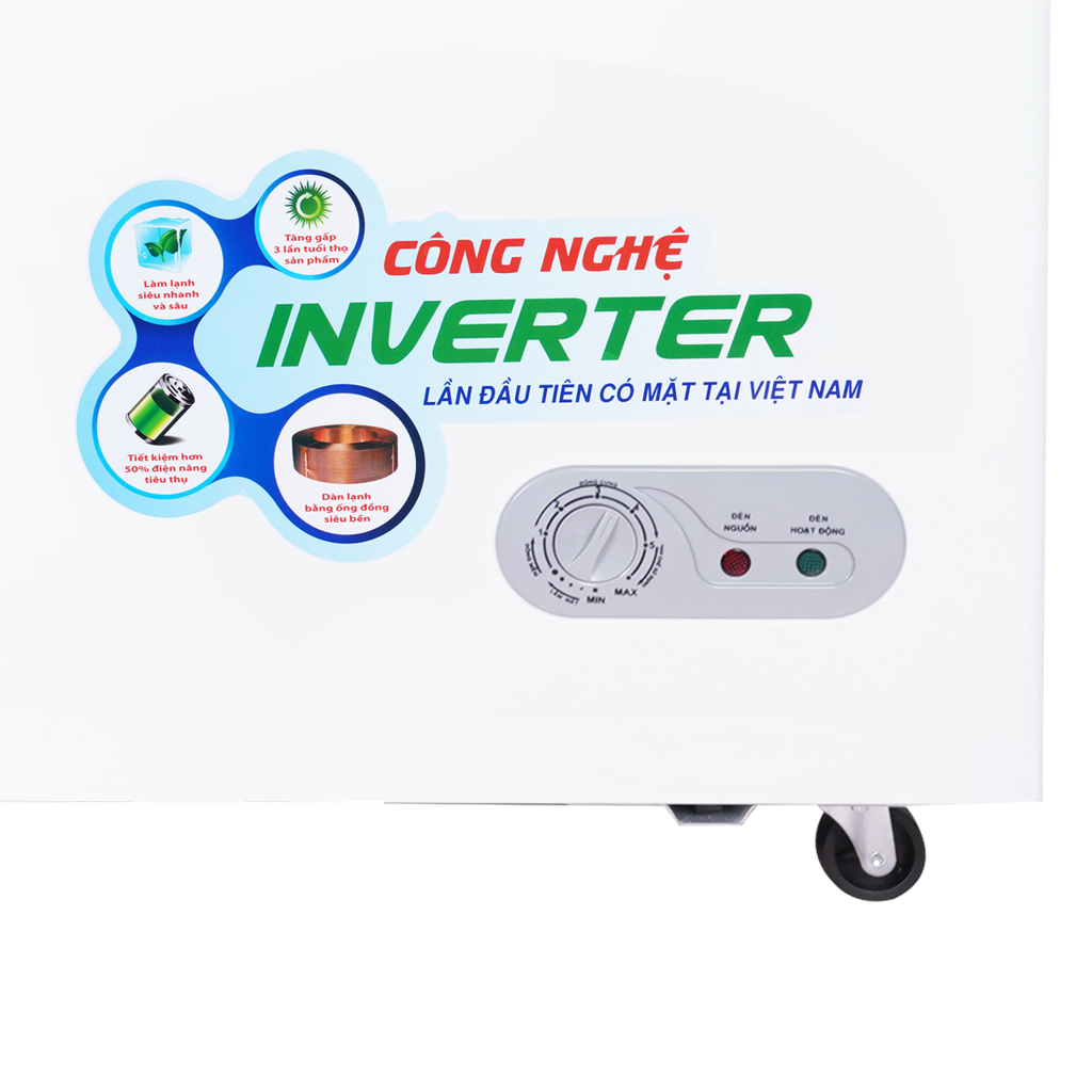 Tủ Đông Inverter Sanaky VH-5699HY3, 560 Lít Dàn Đồng