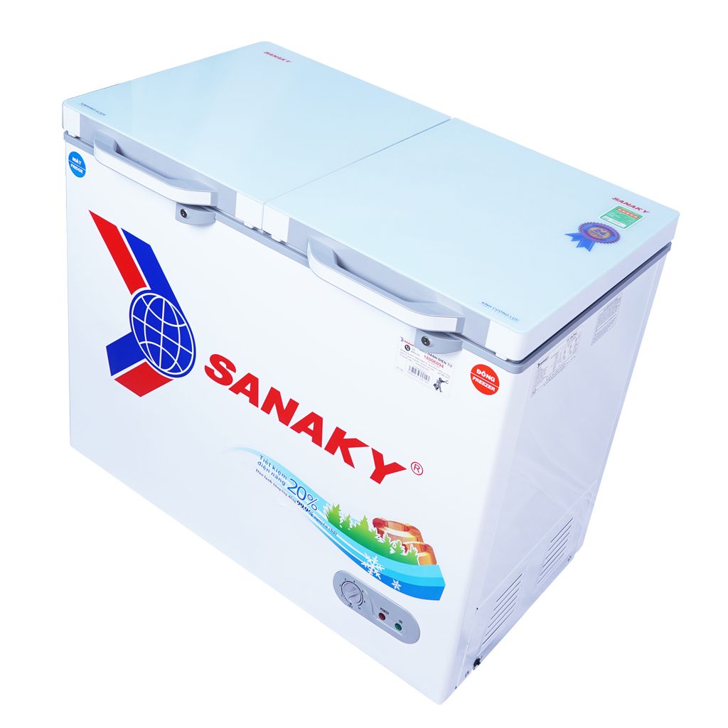 Tủ Đông mặt kính cường lực Sanaky VH-2599W2KD