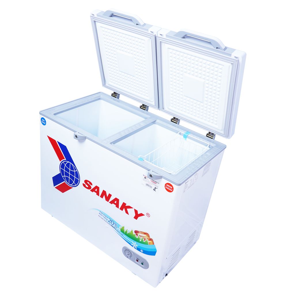 Tủ Đông mặt kính cường lực Sanaky VH-2899W2KD