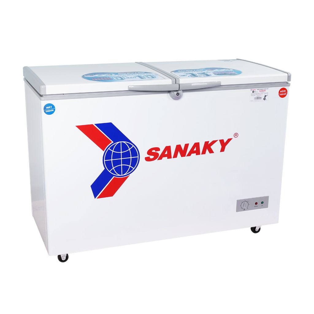 Tủ Đông Sanaky VH 365W2, 1 Ngăn Đông 1 Ngăn Mát 360L
